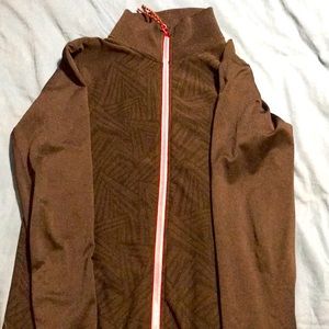 Zip up warm up jacket